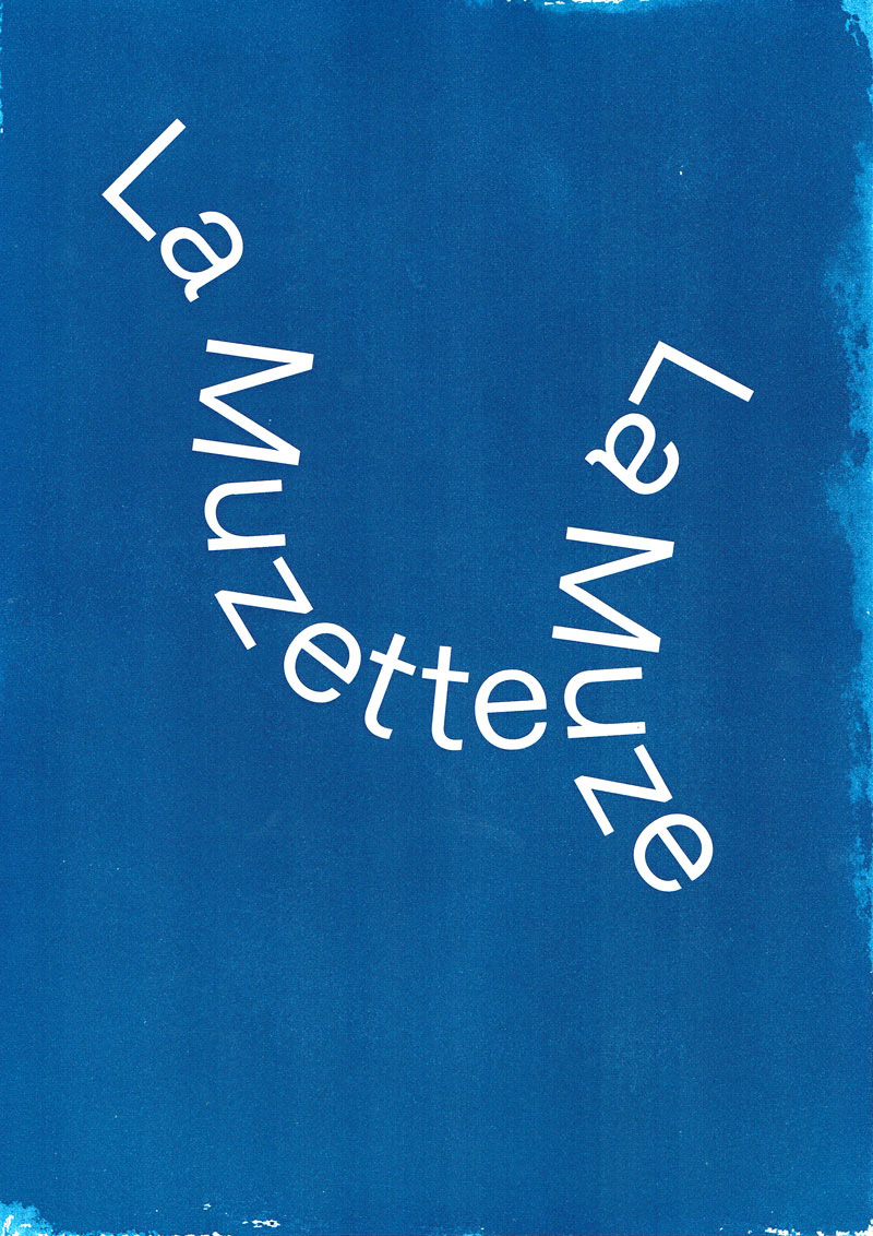 L'affiche &laquo;&nbsp;La Muze et la Muzette&nbsp;&raquo; de la s&eacute;rie &laquo;&nbsp;Font&nbsp;&raquo;.