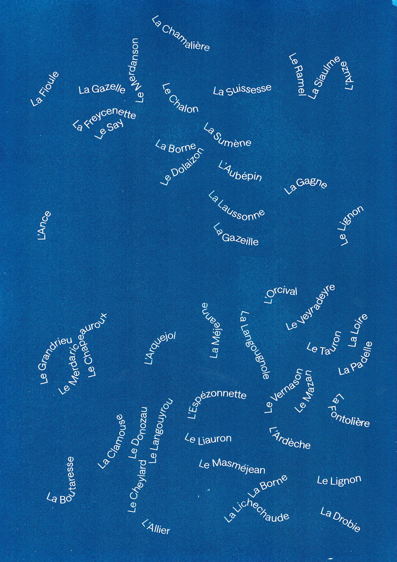 L'affiche &laquo;&nbsp;Les Sources des sucs&nbsp;&raquo; de la s&eacute;rie &laquo;&nbsp;Font&nbsp;&raquo;.